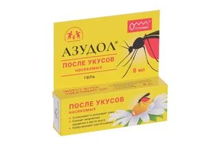 Гель Азудол после укусов насекомых 8 мл
