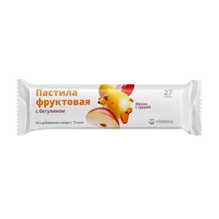 Витатека Пастила Фруктовая 27 гр Яблоко-Груша