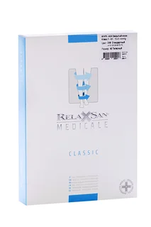 Чулки Relaxsan Классик 1 класс компрессии закрытый носик телесный р 2 M (М1470)