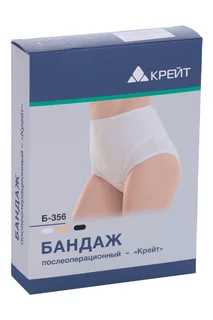 Бандаж Крейт п/операционный Б-356 р 4 (106-110 см) черный