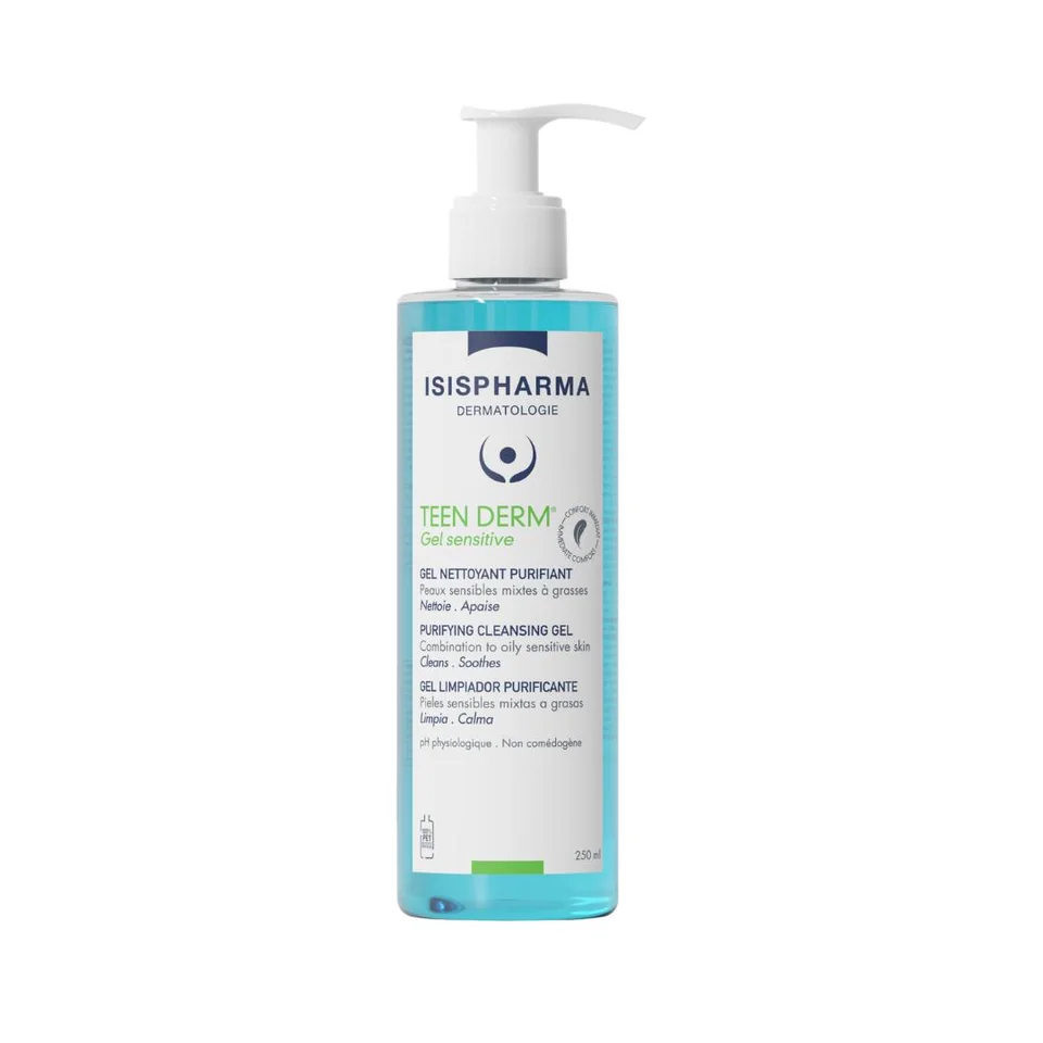 Гель для умывания Teen Derm Gel Sensitive, Isispharma, 250 мл