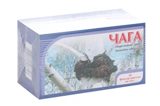 Чага, 2 г, 20 шт, сырье растительное-порошок