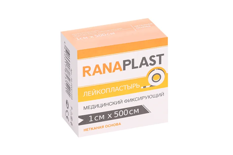 Пластырь Ранапласт гипоаллергенный неткан осн 1×500 см