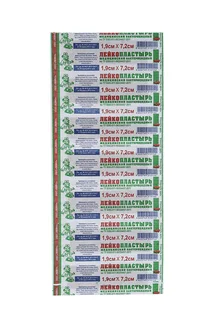 Лейкопластырь Лейко медицинский бактериц 1,9×7,2 см