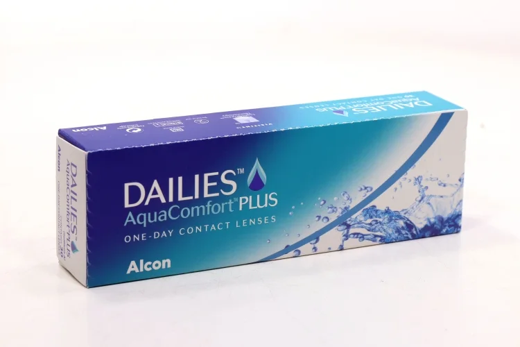 Линзы Alcon Dailies Aqua Comfort Plus контактные однодневные (диоптрия -1,50) 30 шт