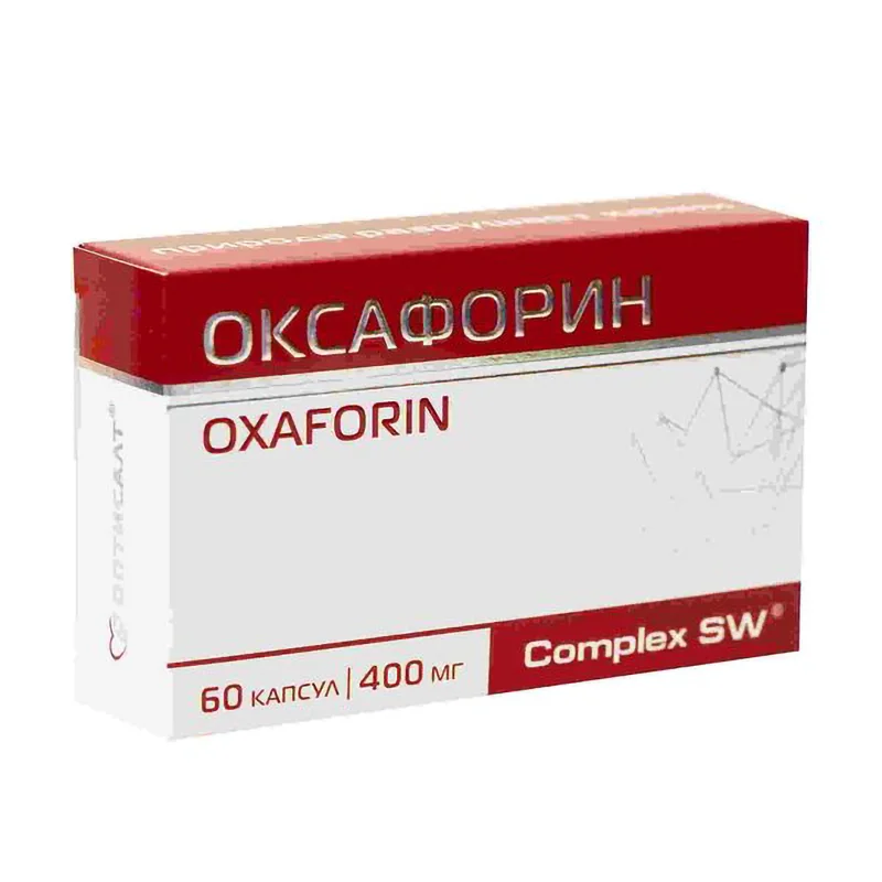 Оксафорин капсулы 0,4 гр 60 шт