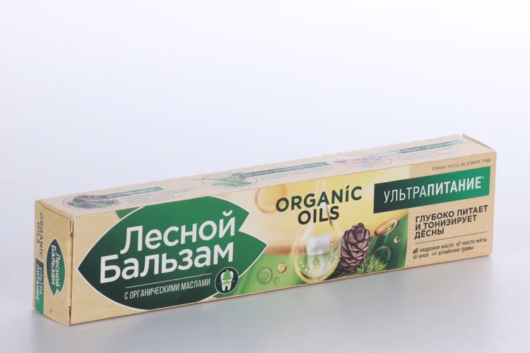 Зубная паста Лесной бальзам Ультрапитание орган масла / кедр / мяты / алоэ / алтай травы 75 мл (68369232)
