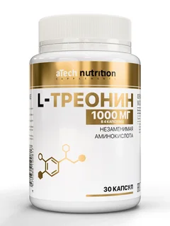 L-Треонин aTech Nutrition, 450 мг, 30 шт, капсулы