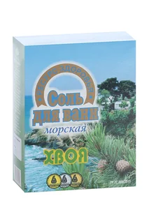 Соль для ванн Хвоя 600 гр п/п пакет