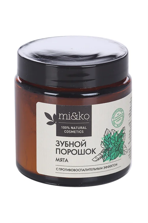 Зубной порошок mi&ko противовоспалительный мята 50 гр