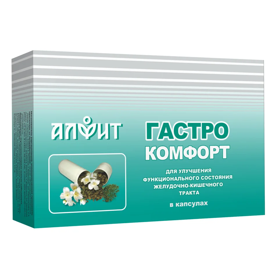 ГастроКомфорт, 60 капсул, Алфит