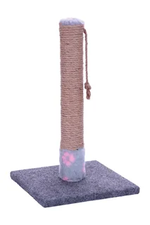 Когтеточка-столбик Чистый котик №9 игрушка на резинке джут 35×35×49 см