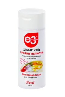 Шампунь Elfarma ОЗ против перхоти с кетоконазолом 2%, 150 мл