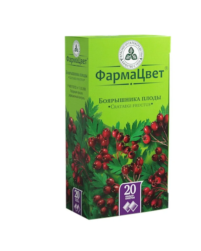 Боярышник плоды ф п 3 гр 20 шт плоды 3 г 20 шт