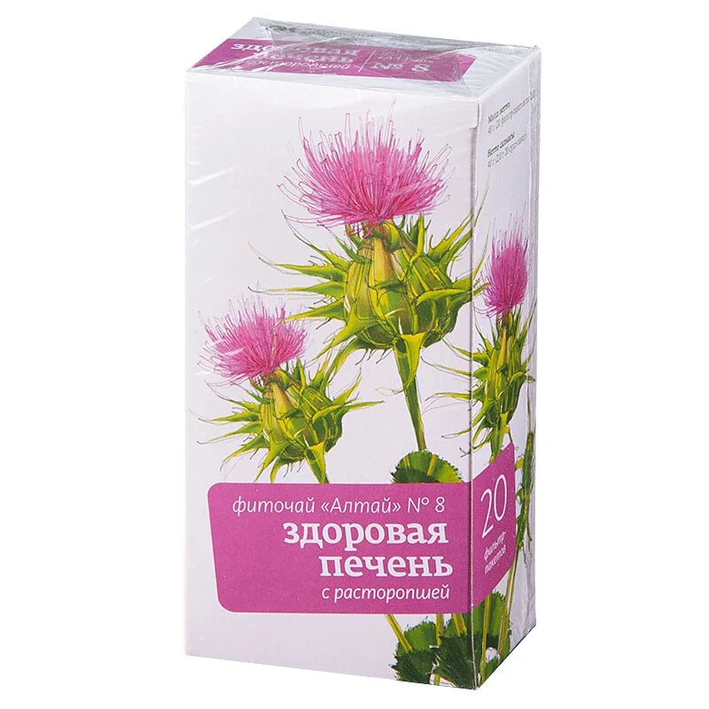 Фиточай Алтай №8 Здоровая Печень С Расторопшей Ф/П 2 гр 20 шт
