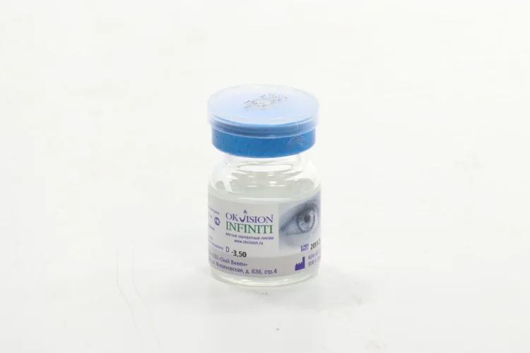 Линзы Okvision Infinity контактные полугодовые D -3,50 R 8,7 1 шт