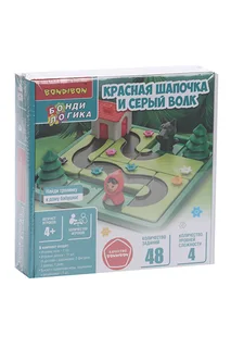 Игра-головоломка Bondibon развивающая Красная шапочка / серый волк