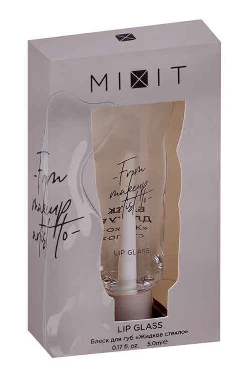 Блеск для губ Mixit жидкое стекло 5 мл