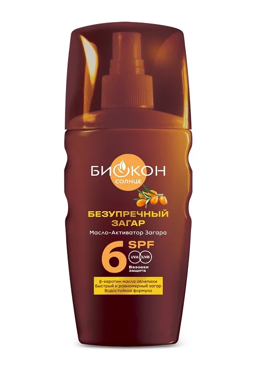 Масло-активатор загара Биокон SPF-6 160 мл