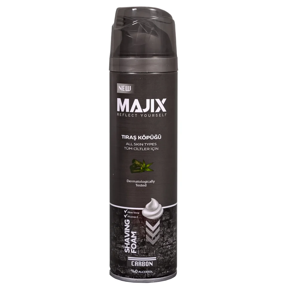 Пена для бритья Majix Carbon 200 мл