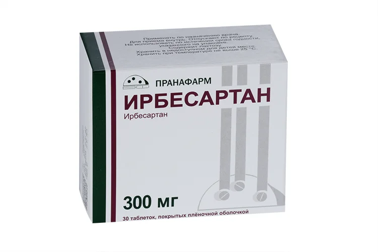 Ирбесартан таблетки 300 мг 30 шт