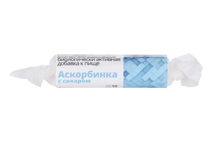 Аскорбиновая кислота Витатека крутка 2,9 гр 10 шт с сахаром