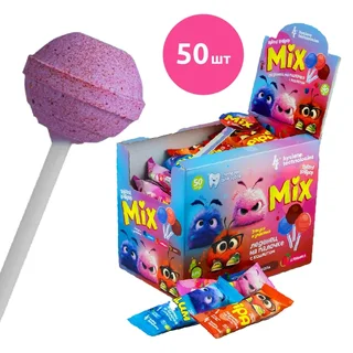 Xylitol Lollipop MIX, 50 шт