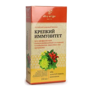 Бальзам Крепкий Иммунитет Медовый Алтайский 250 мл