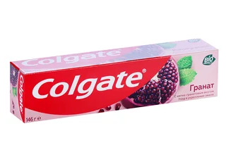 Зубная паста Colgate укрепляющая гранат с мятно-гранатовым вкусом 146 гр