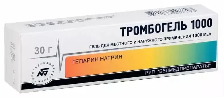 Тромбогель гель 100 ме 1000 г