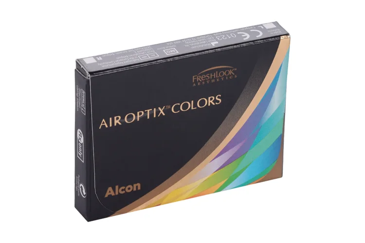 Линзы Alcon Air Optix Colors Amethist контакт цвет ежемес (диоптрия -3,75) 2 шт