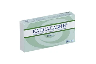 Кансалазин 500 мг 10 шт суппозитории ректальные