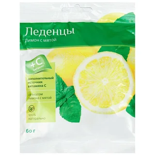 Pl Леденцы Лимон-Мята 60 гр