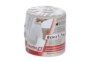 Бинт Лаума медицинский эластичный комп с заст 8×170 см