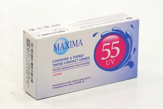 Линзы Maxima 55 UV контактные R 8,6 DIA 14,2 (диоптрия -5,5) 6 шт