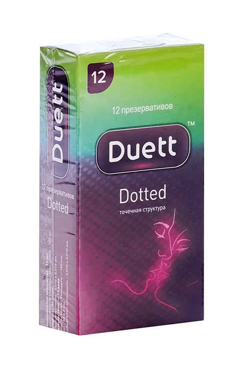 Презервативы Duett Dotted 12 шт
