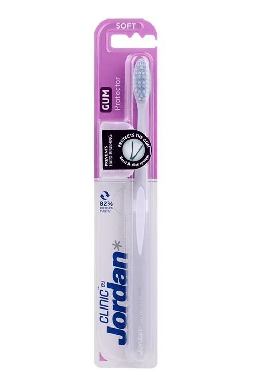 Зубная щетка Jordan Clinic Gum Protector Soft мягкая с защитным колпачком