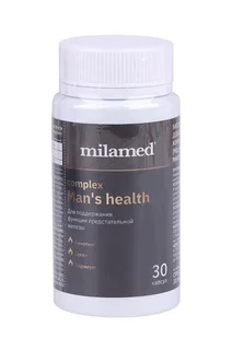 Миламед комплекс Мужское здоровье MAN'S Health 625 мг 30 шт капсулы
