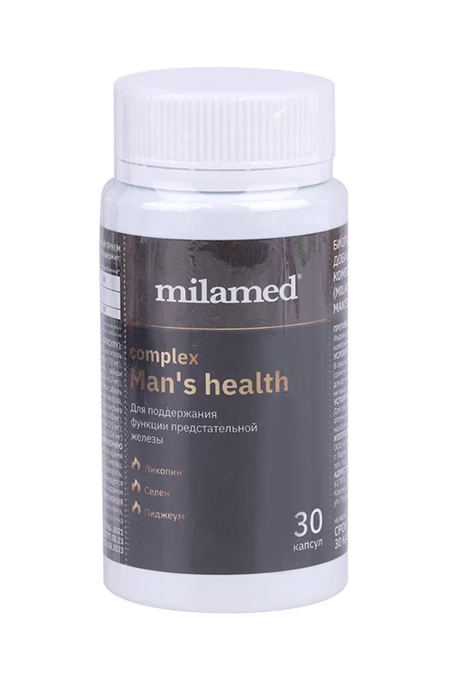 Миламед комплекс Мужское здоровье MAN'S Health 625 мг 30 шт капсулы