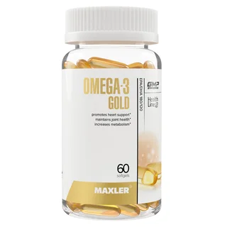 Омега-3 Голд (Omega-3 Gold), 60 капсул, Maxler