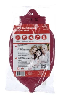 Кружка Эсмарха с атравмат наконечником 2 шт