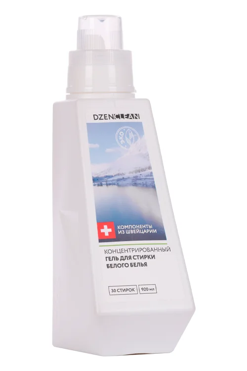 Гель для стирки DzenClean концентрат для белого белья 920 мл