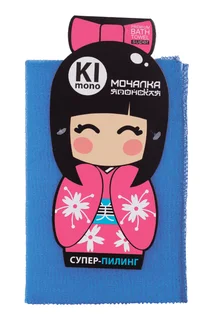 Мочалка-полотенце Kimono голубой