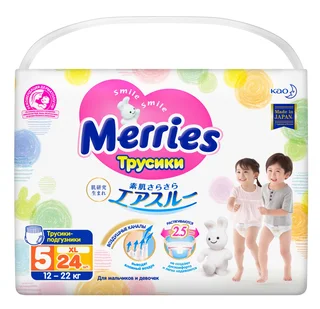 Мерриз трусики-подгузники 12-22 кг р.XL 24 шт