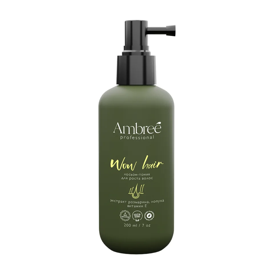 Лосьон-тоник для роста волос серии Ambree Professional. WOW Hair, 200 мл