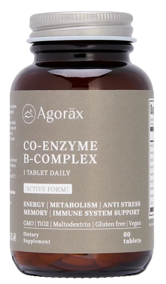 Agorax Co-Enzyme B-Complex (Агоракс Ко-Энзим Б-Комплекс) 60 шт