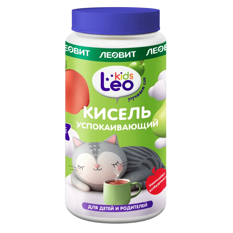 Кисель Успокаивающий LeoKids для детей с 12 месяцев 250 гр Леовит