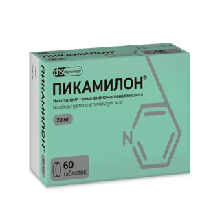 Пикамилон 20 мг 60 шт таблетки