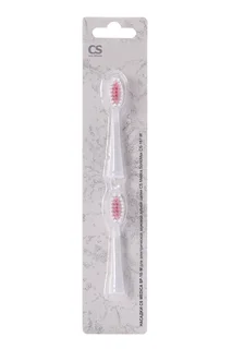 Насадки 2 белый / красный к электрич зубная щетке CS Medica SonicMax CS-167-W