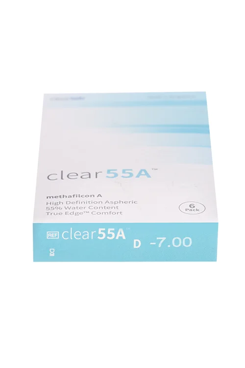 Линзы Clearlab Clear55 А контактные R 8,7 (диоптрия -7,0) 6 шт